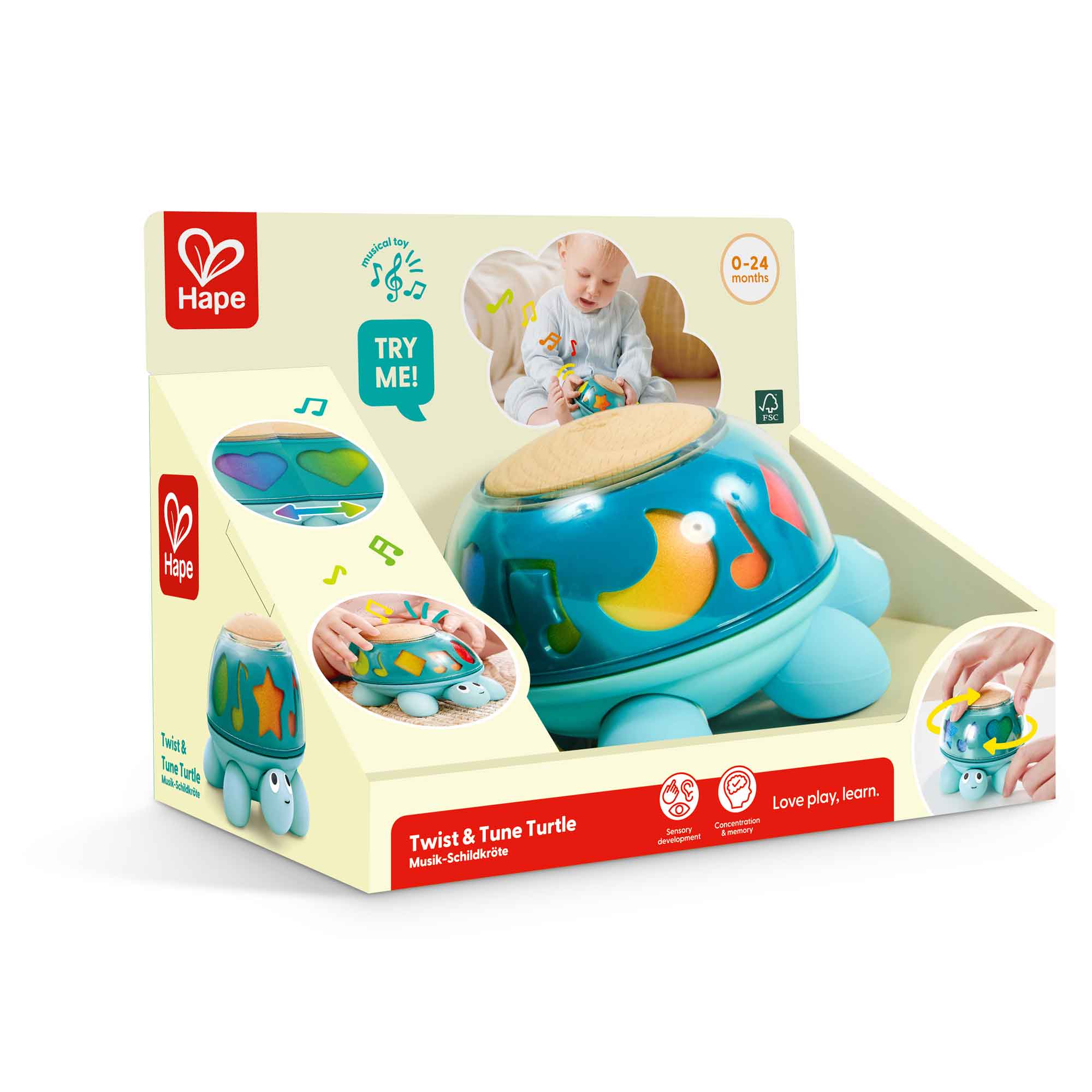TWIST & TUNE TURTLE - HAPE