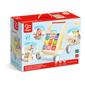GROW-WITH-ME PUSH WALKER - HAPE