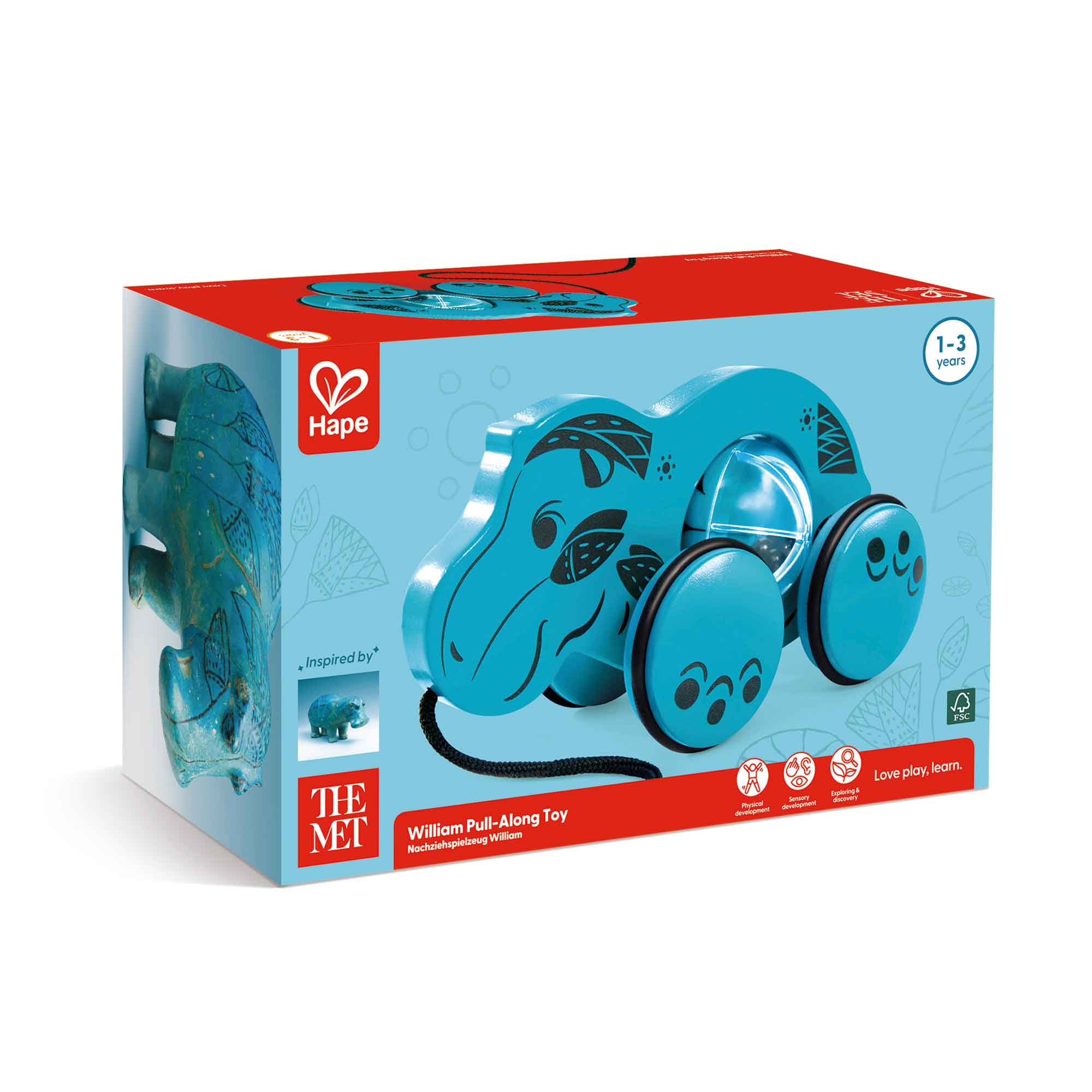 WILLIAM PULL-ALONG TOY - HAPE