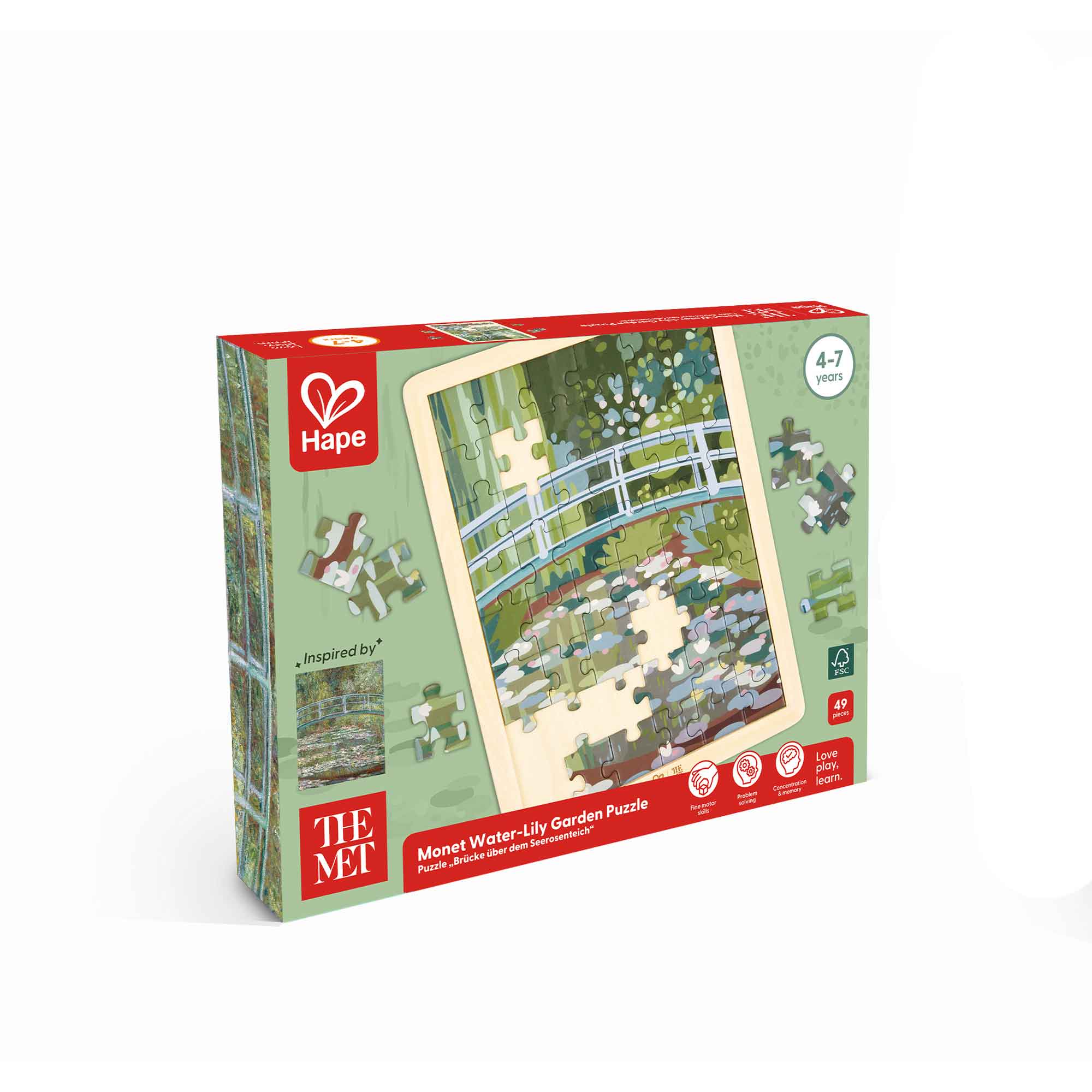 MONET WATER-LILY GARDEN PUZZLE - HAPE