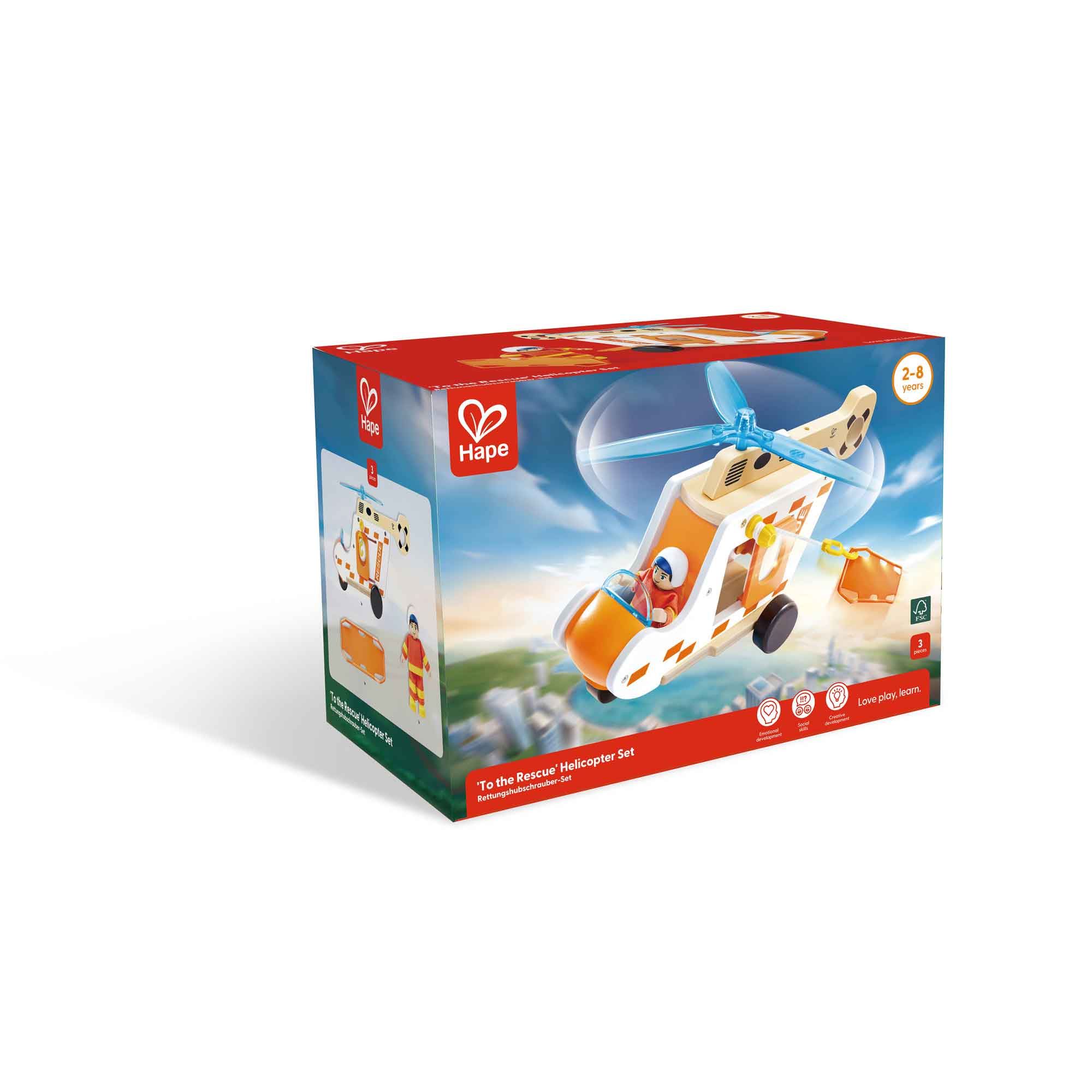TO THE RESCUE HELICOPTER SET - HAPE