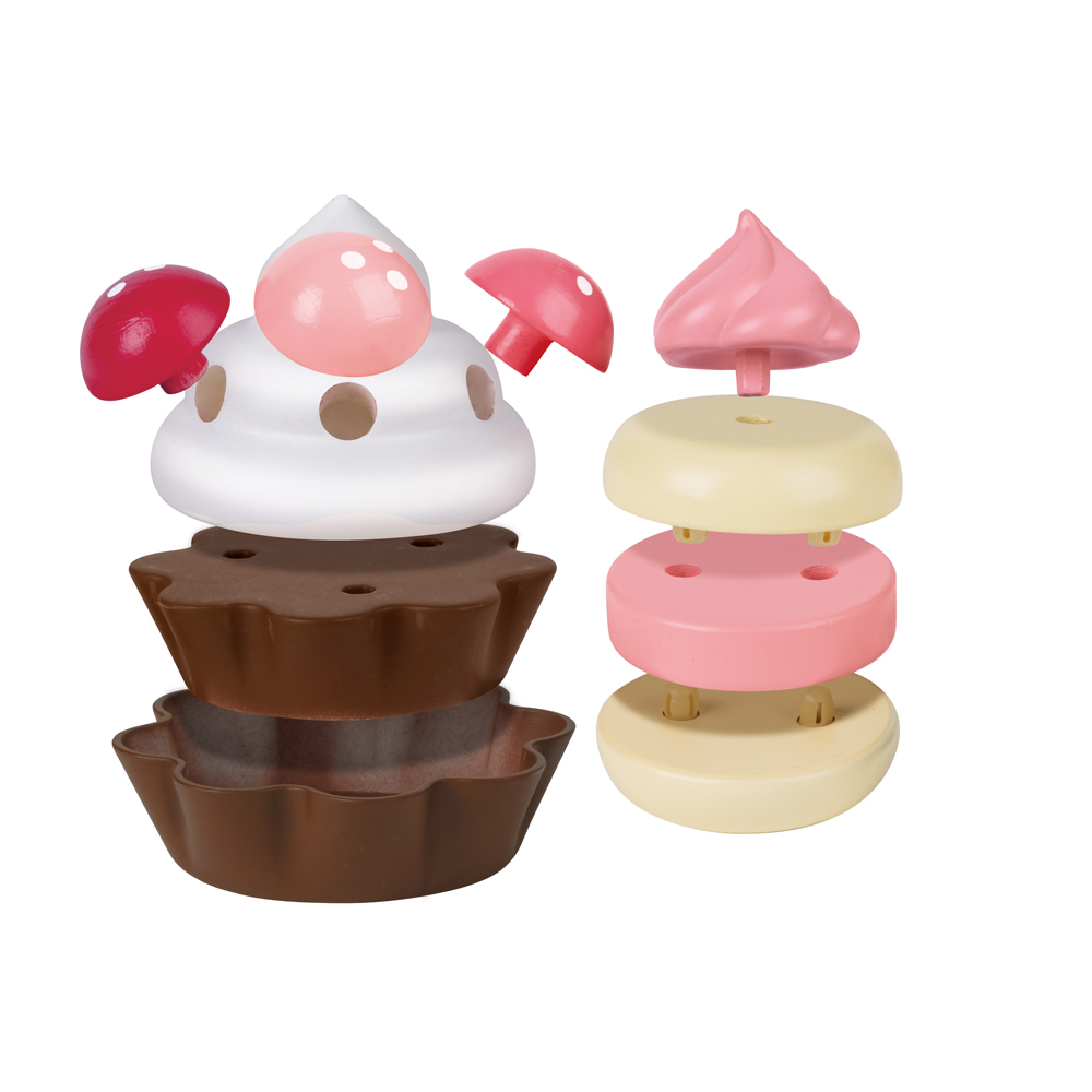 Hape Play Food - Strawberry Desert Set