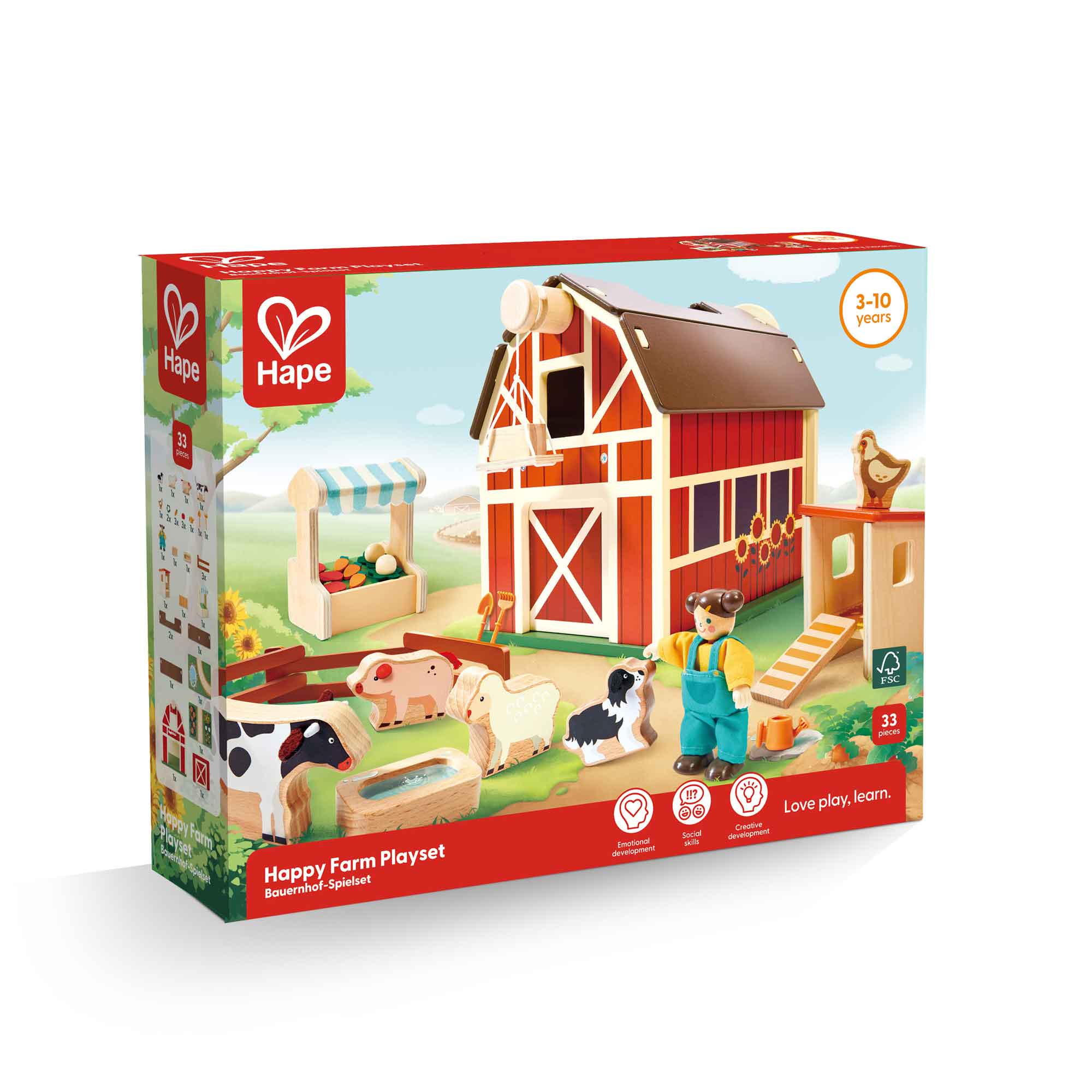 HAPPY FARM PLAYSET - HAPE