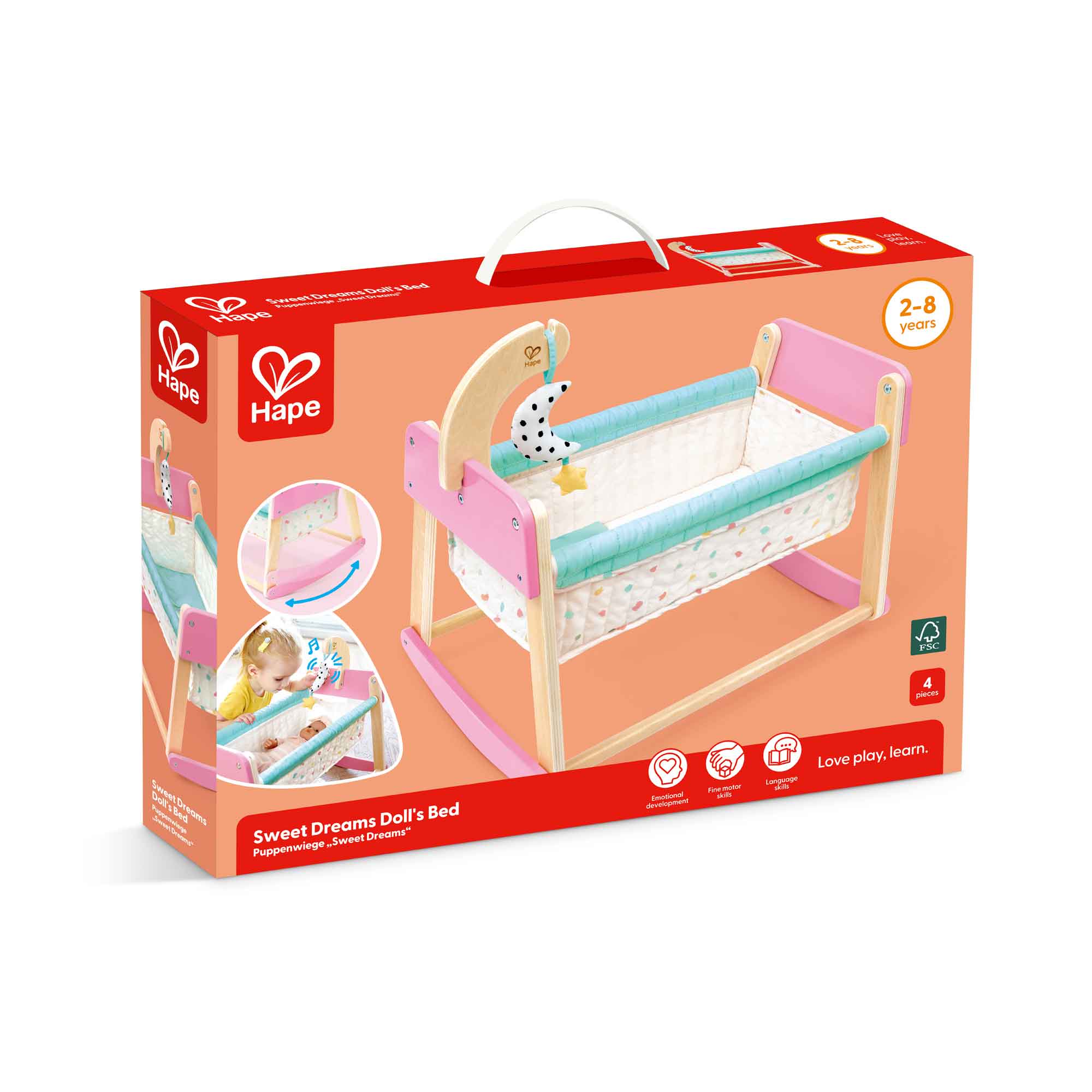 SWEET DREAMS DOLL'S BED - HAPE