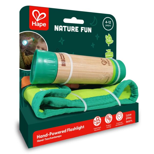 sustainable no-batteries flashlight for kids