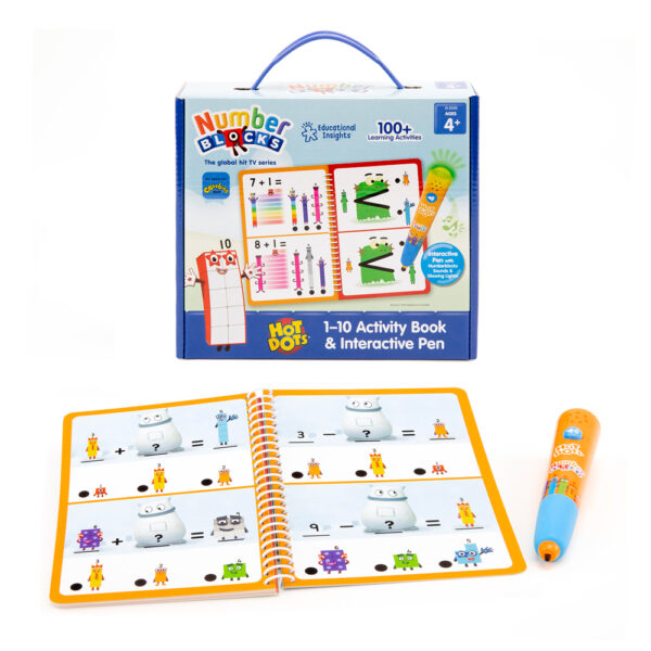 HOT DOTS NUMBERBLOCKS 1-10 ACTIVITY BOOK - EDUCATIONAL INSIGHTS