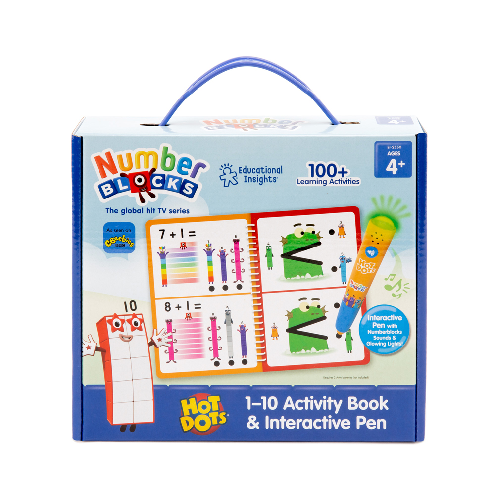 HOT DOTS NUMBERBLOCKS 1-10 ACTIVITY BOOK - EDUCATIONAL INSIGHTS