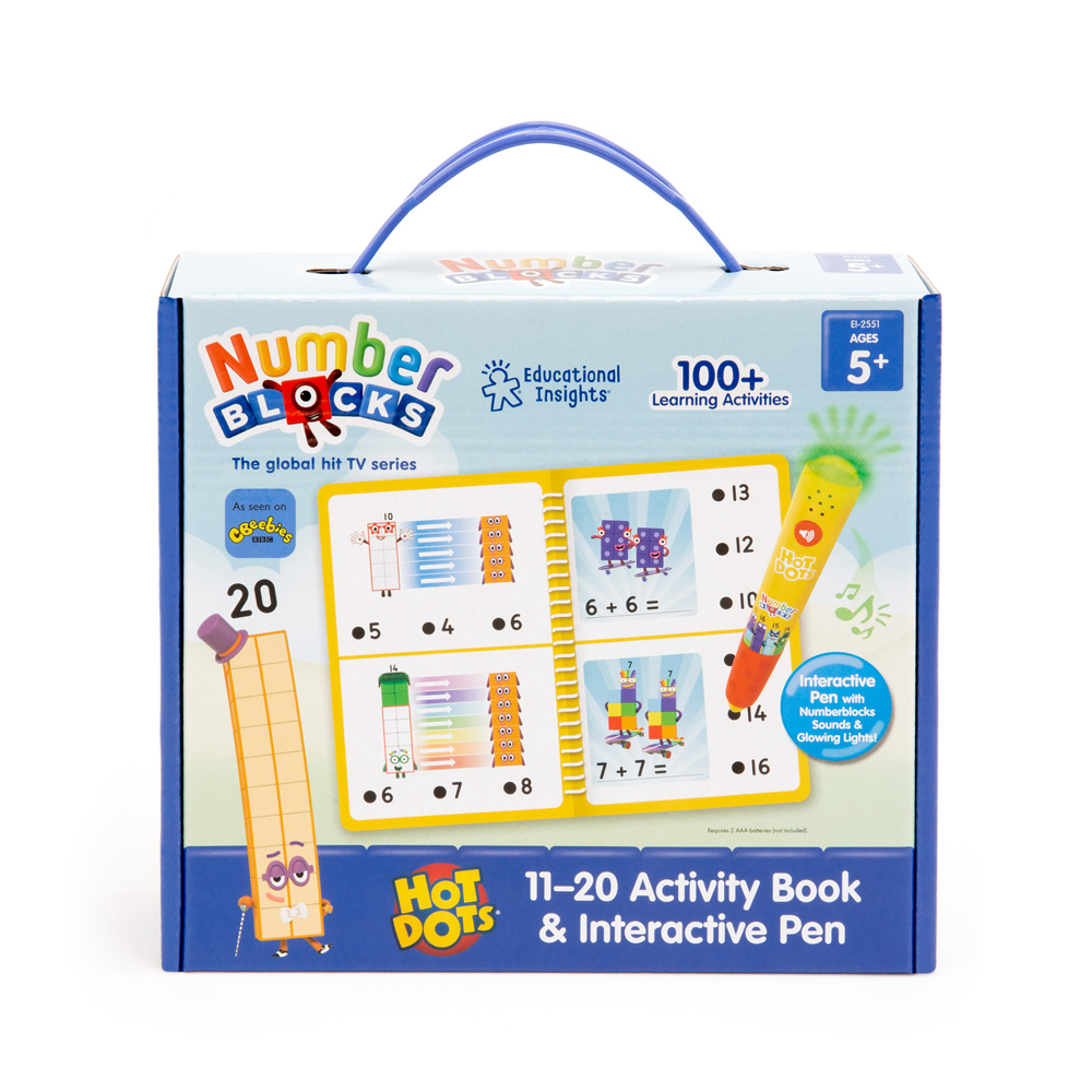 HOT DOTS NUMBERBLOCKS 11-20 ACTIVITY BOOK - EDUCATIONAL INSIGHTS