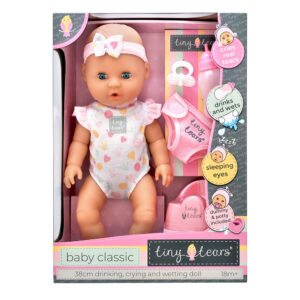 DRINK & WET BABY CLASSIC DOLL STYLE 01 - 38 CM - TINY TEARS