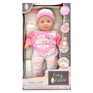 TALKING TEENY BABY DOLL W/ 16 SOUNDS - 38 CM - TINY TEARS