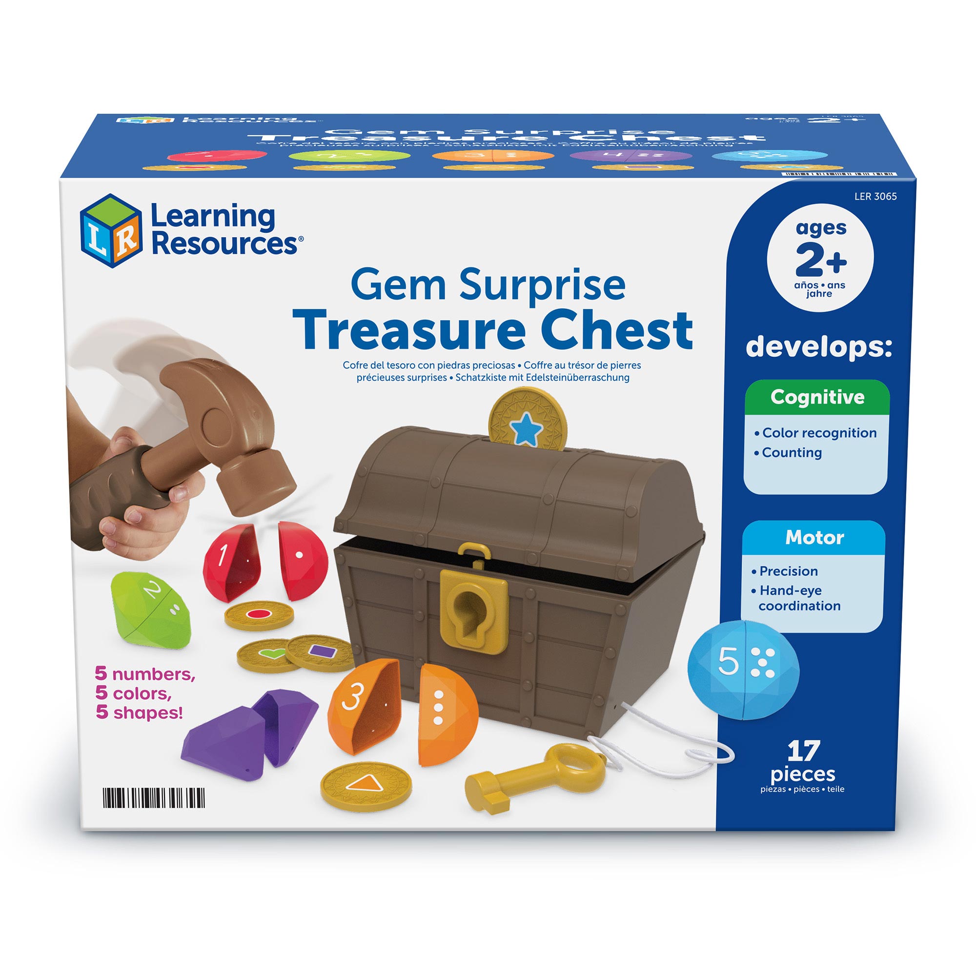 COLOR GEM TREASURE CHEST  - LEARNING RESOURCES