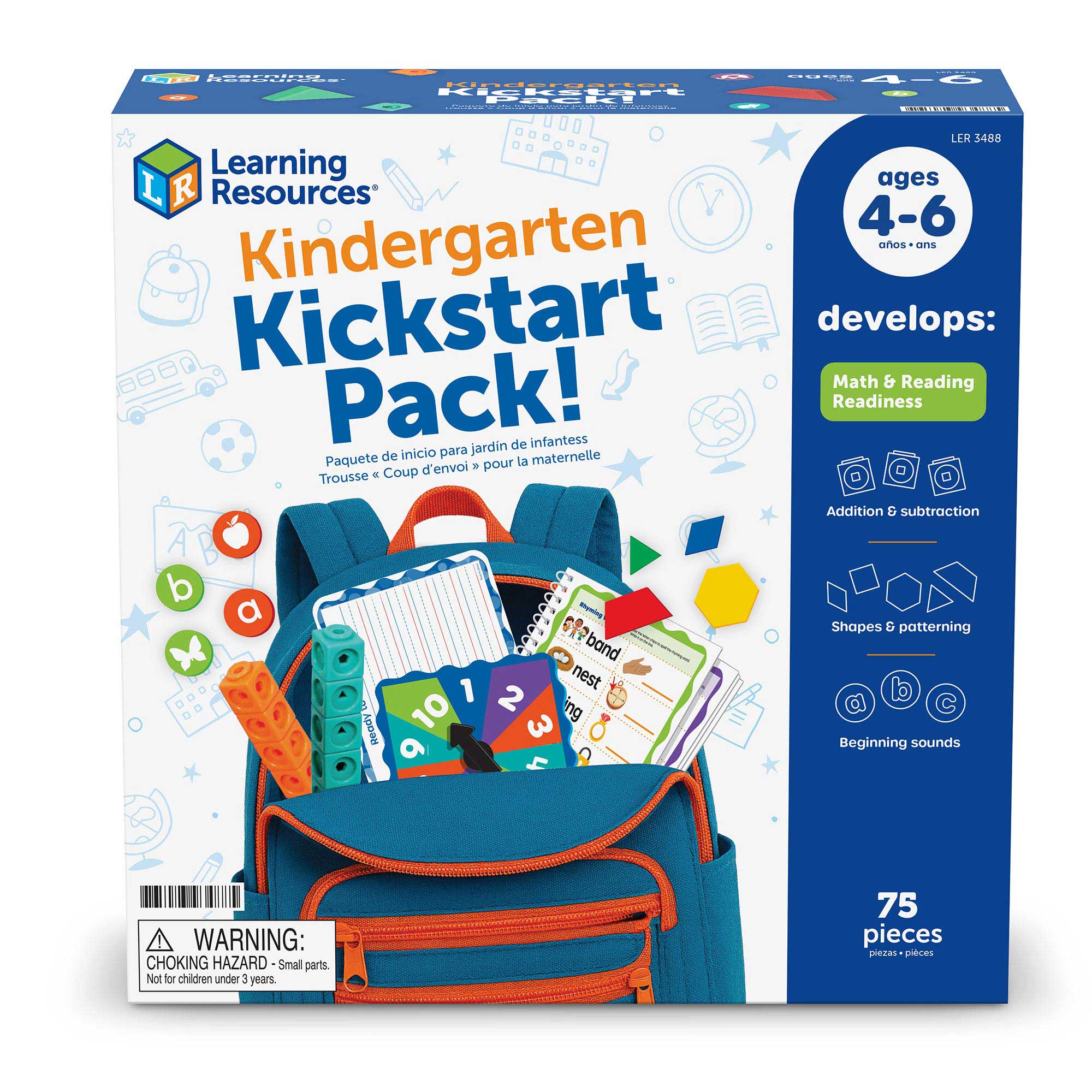 KINDERGARTEN KICKSTART PACK  - LEARNING RESOURCES