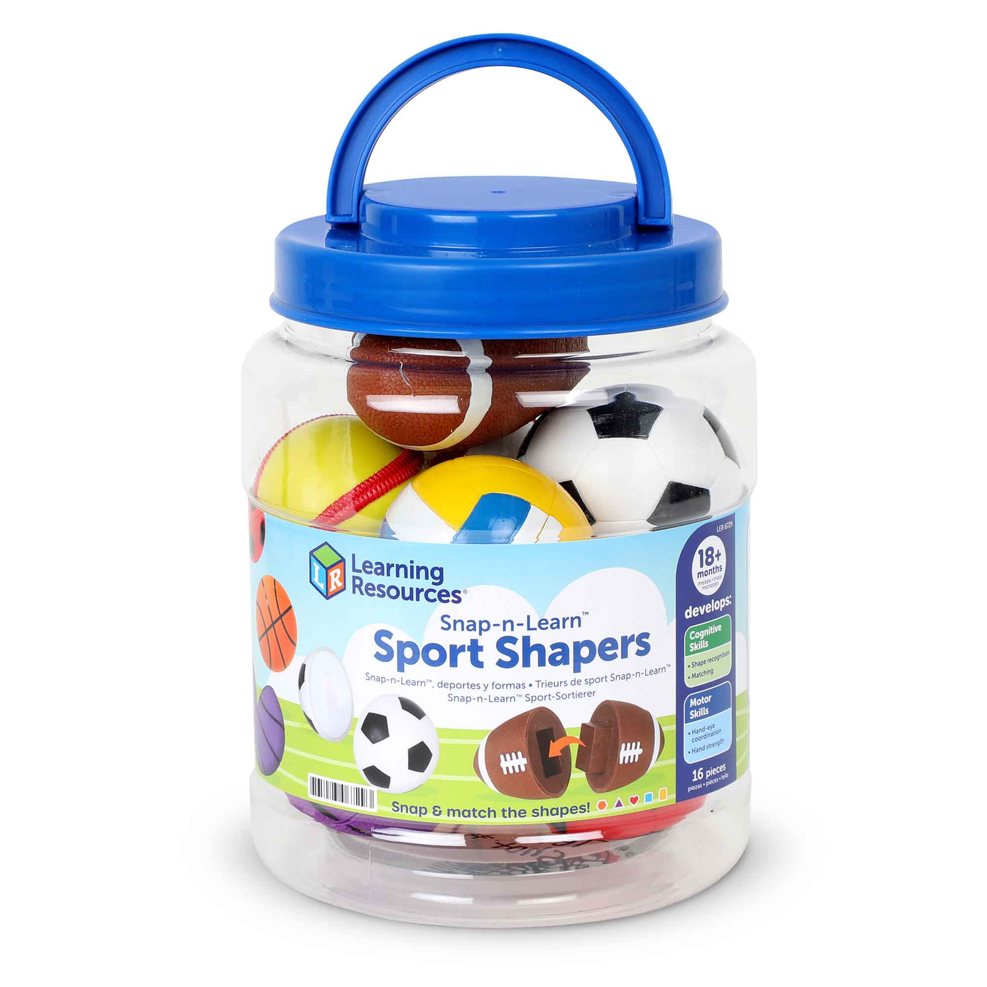 SNAP-N-LEARN SPORT SHAPERS - LEARNING RESOURCES