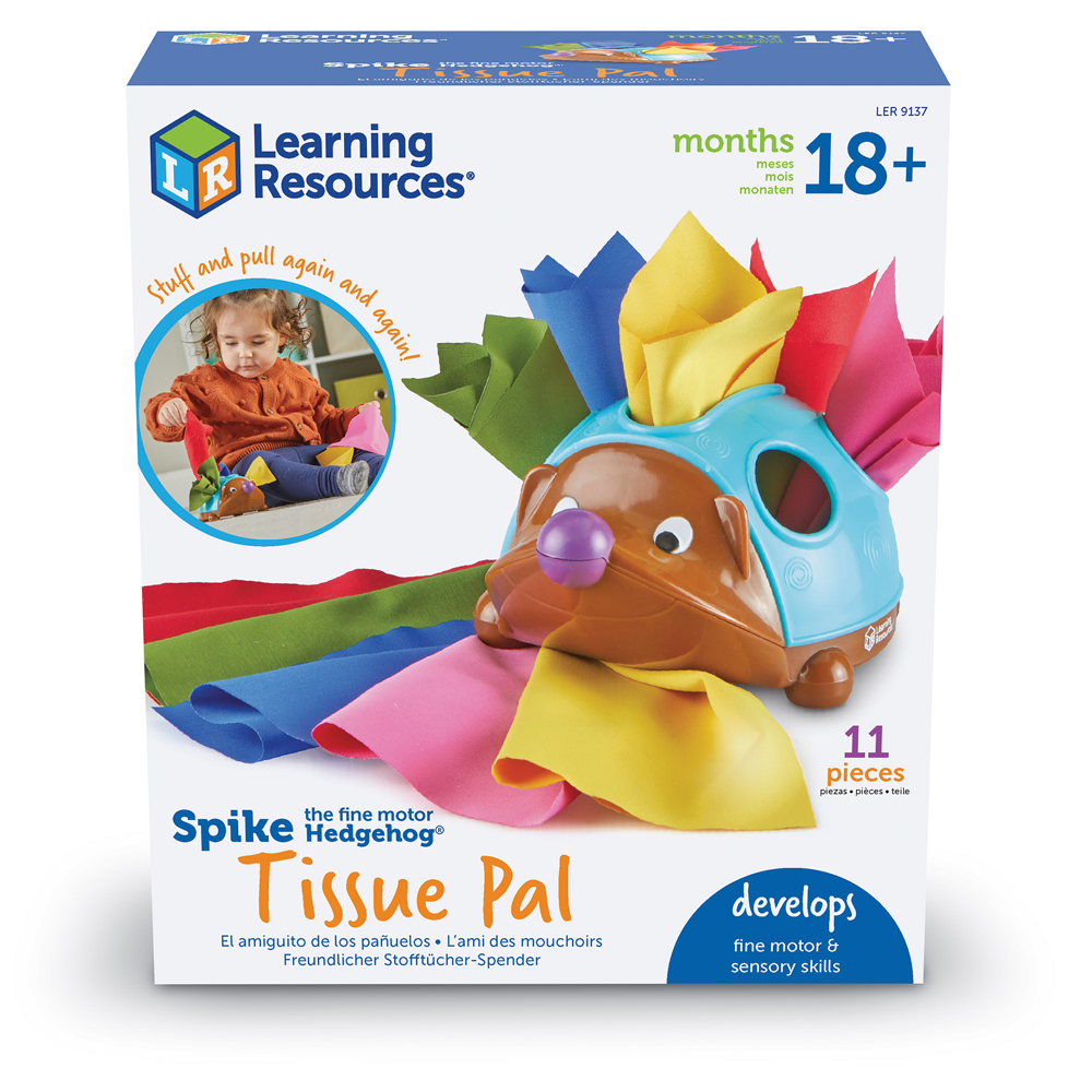 Spike The Fine Motor Hedgehog Tissue Time - Learning Resources 