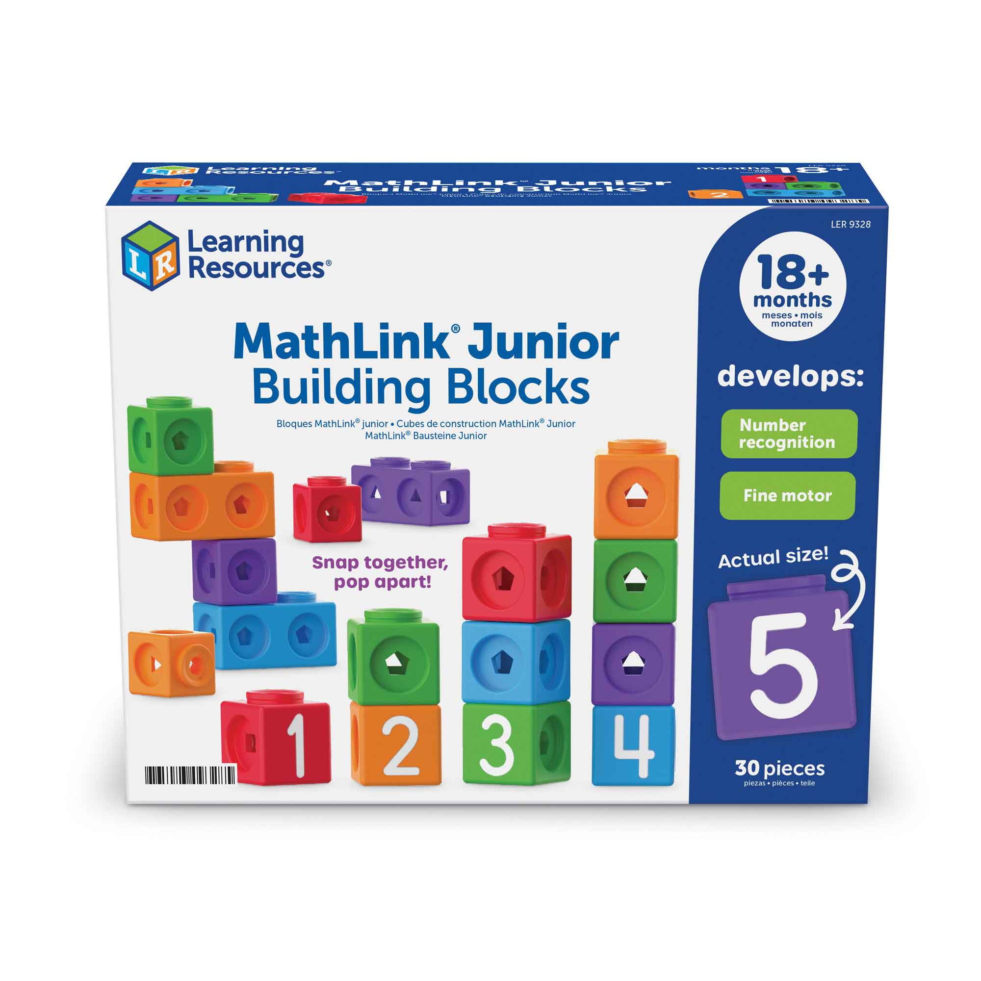 MATHLINK JUNIOR BUILDING ACTIVITY SET  - LEARNING RESOURCES