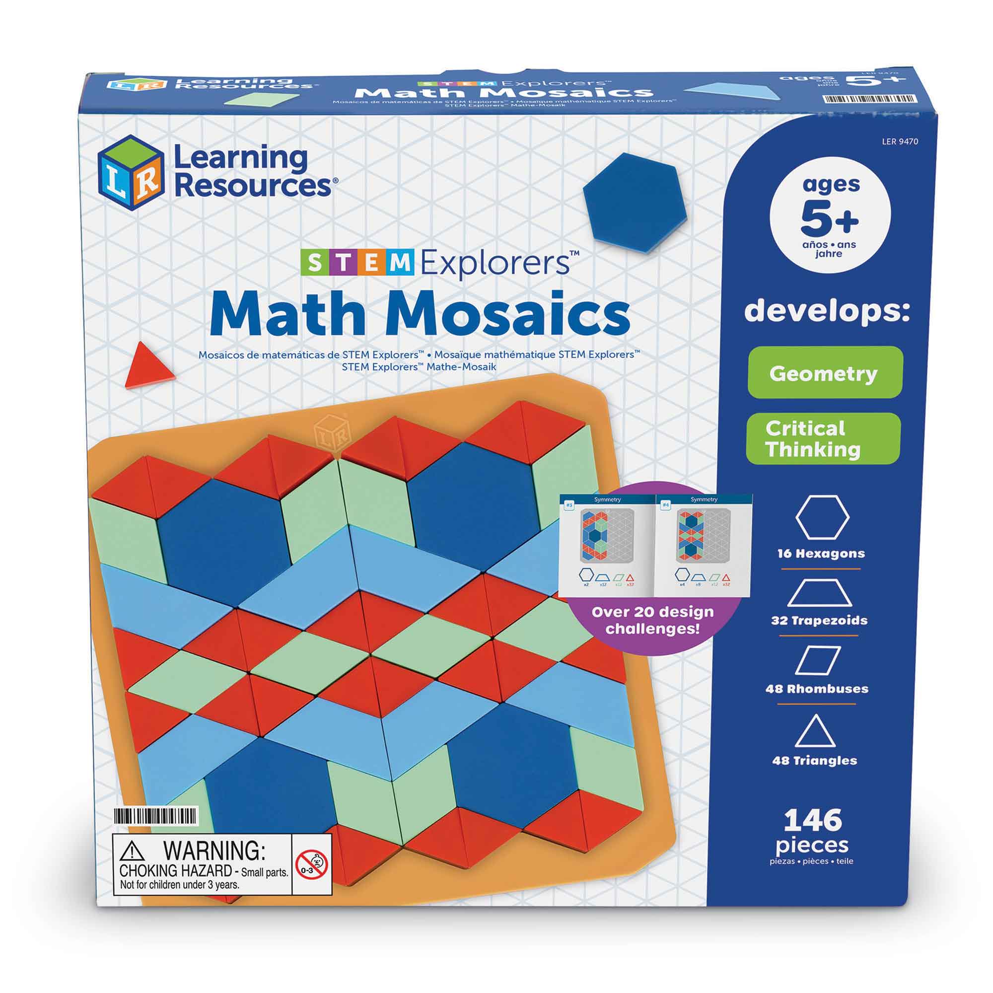 STEM EXPLORERS MATH MOSAICS - LEARNING RESOURCES