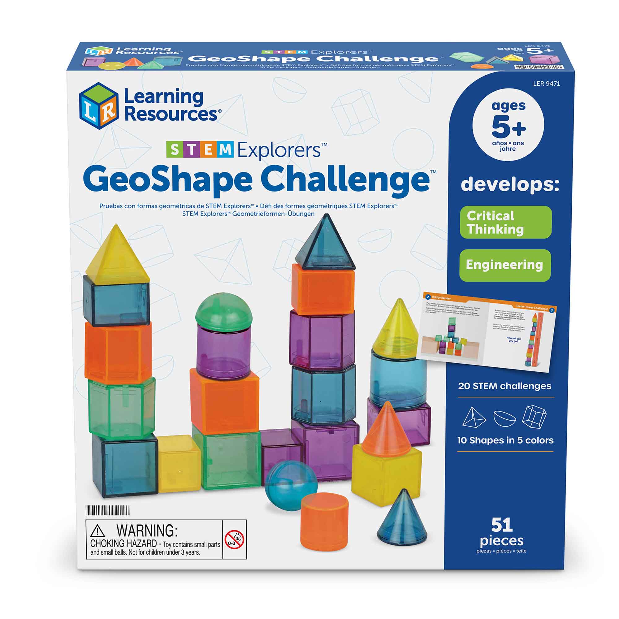 STEM EXPLORERS GEOSHAPE CHALLENGE - LEARNING RESOURCES