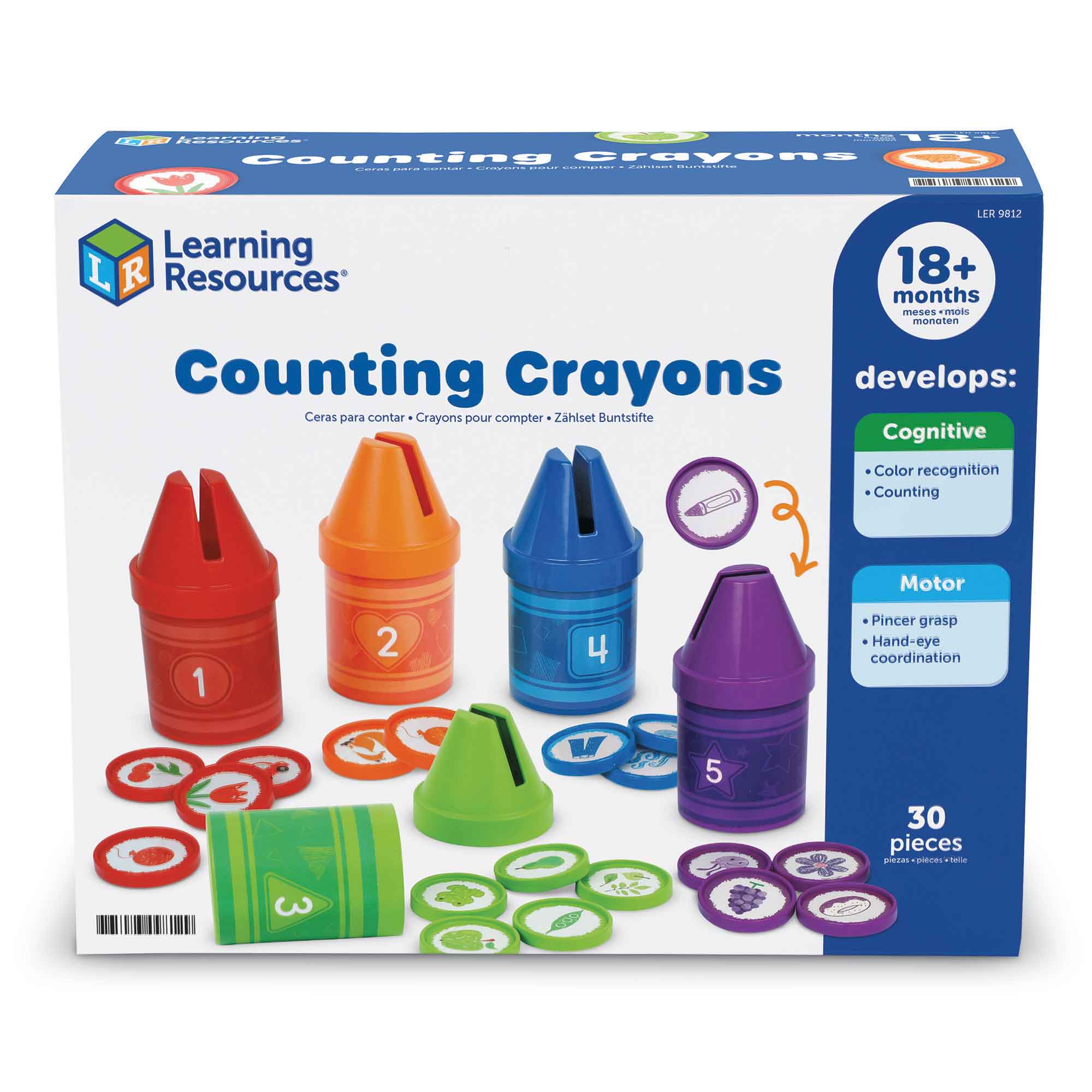 COUNTING CRAYONS - LEARNING RESOURCES