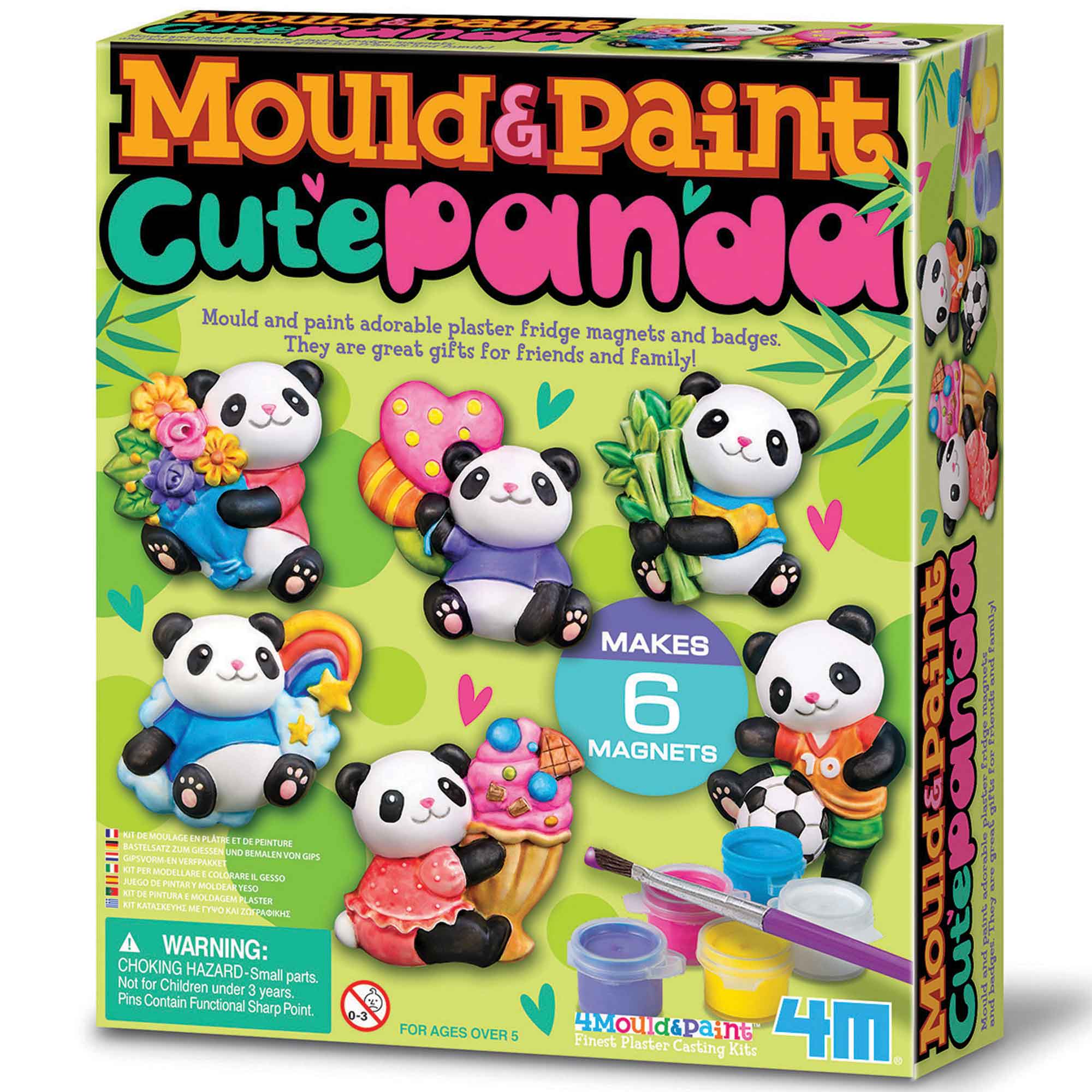 MOULD & PAINT-CUTE PANDA - 4M