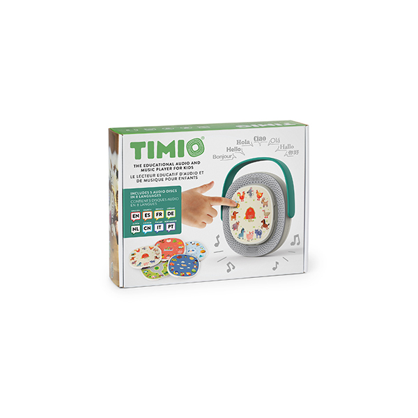 TIMIO PLAYER WITH 5 DISCS IN 8 LANGUAGES: Disc Set 1 audio content(5)