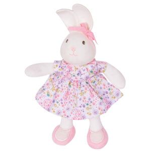 HAVAH THE BUNNY NATURAL RUBBER TOY - 8"H - TIKIRI