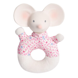 MEIYA THE MOUSE SOFT RATTLE - 6.5"H - TIKIRI