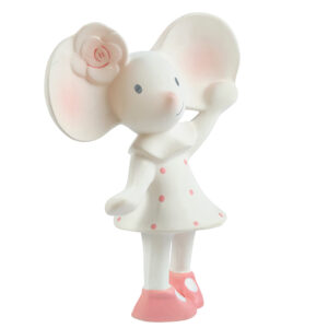 MEIYA THE MOUSE NATURAL RUBBER SQUEAKER - 6.7"H - TIKIRI