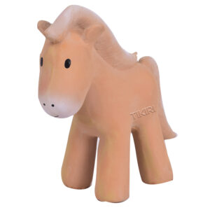 HORSE NATURAL RUBBER TOY - 5H - TIKIRI