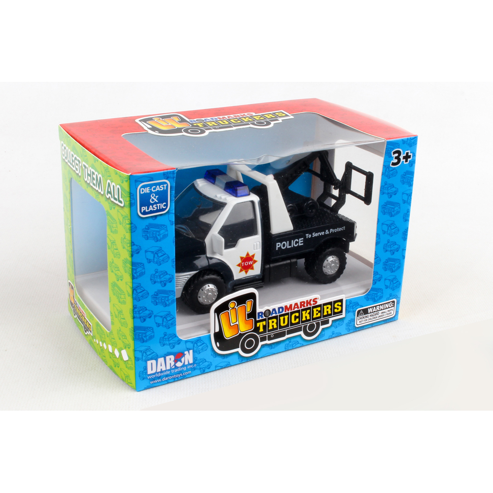 LIL TRUCKERS POLICE TOW TRUCK - DARON - Playwell Canada Toy Distributor