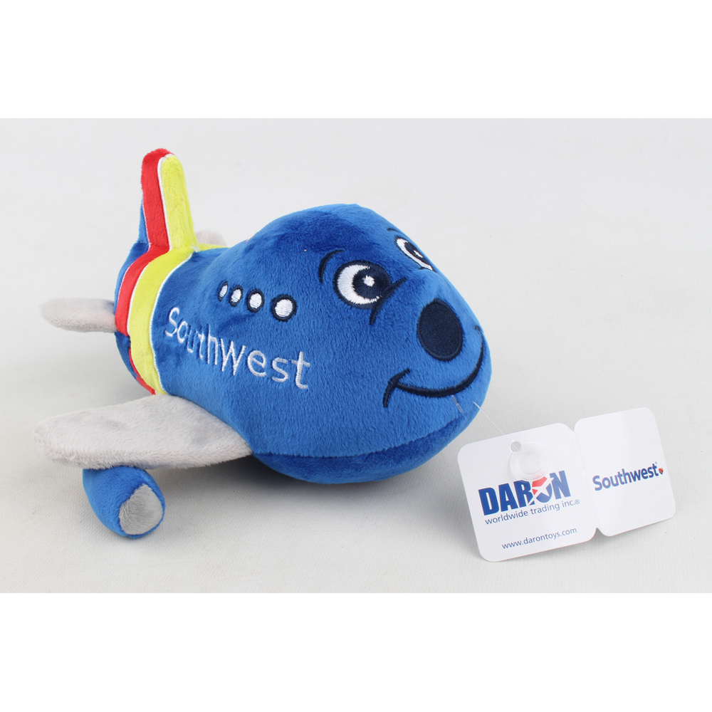 Daron Shop SOUTHWEST PLUSH AIRPLANE - DARON - Playwell Canada Toy Distributor
