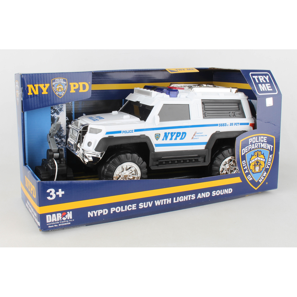 NYPD SUV W/LIGHTS & SOUND - DARON - Playwell Canada Toy Distributor