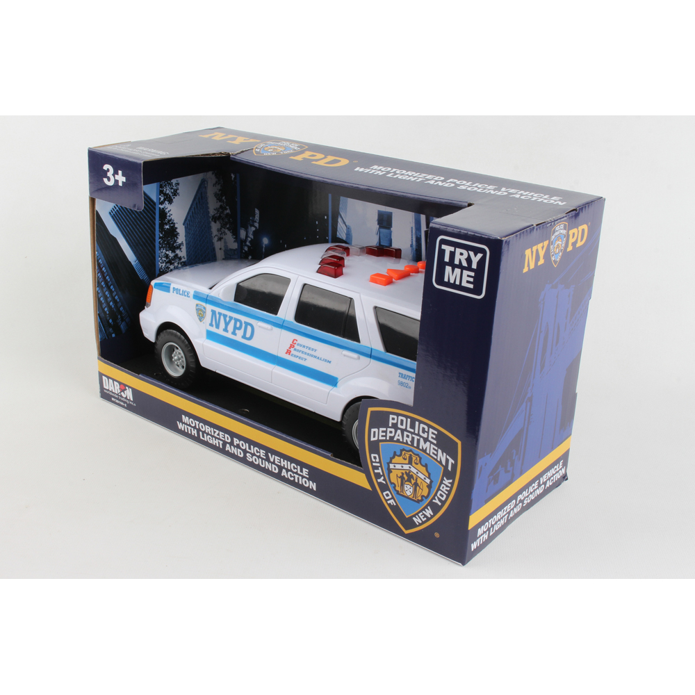 NYPD MOTORIZED SUV W/LIGHTS & SOUNDS - DARON - Playwell Canada Toy ...