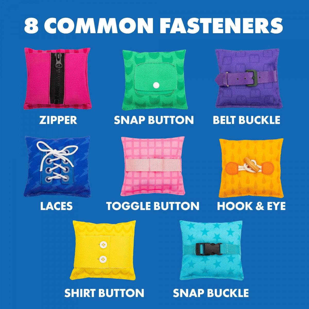 DRESSING SKILLS BEAN BAGS - EDUCATIONAL INSIGHTS - Playwell Canada Toy ...