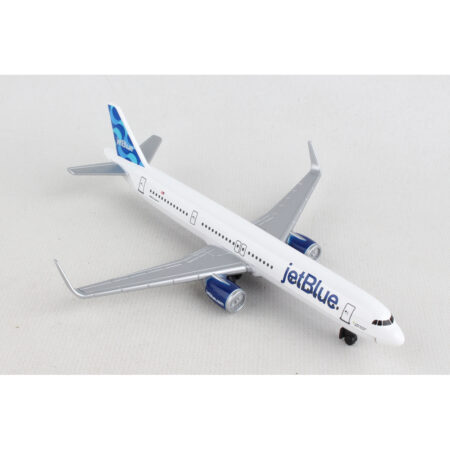 JETBLUE RIBBON SINGLE PLANE - DARON - Playwell Canada Toy Distributor