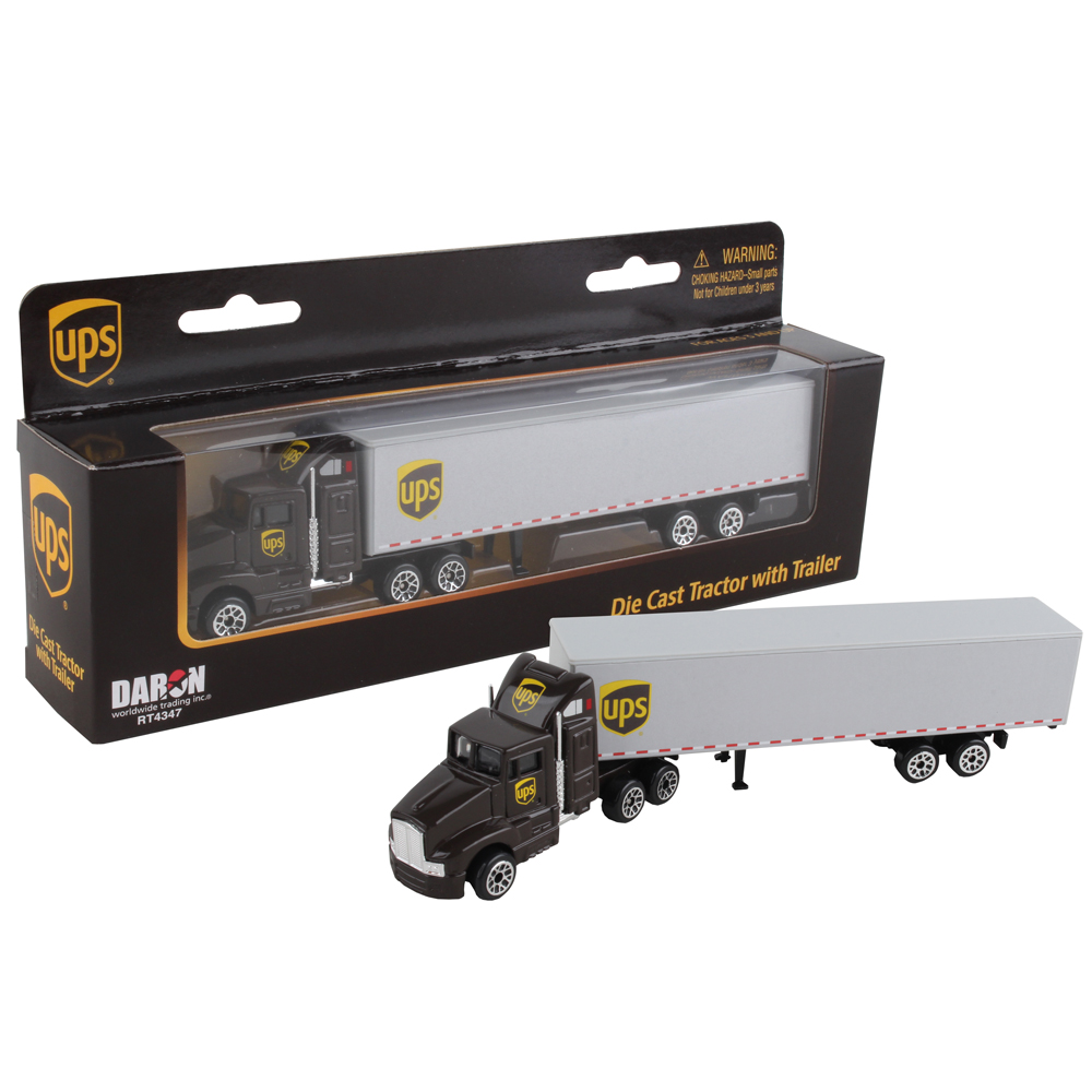 UPS TRACTOR TRAILER 1/87 - DARON - Playwell Canada Toy