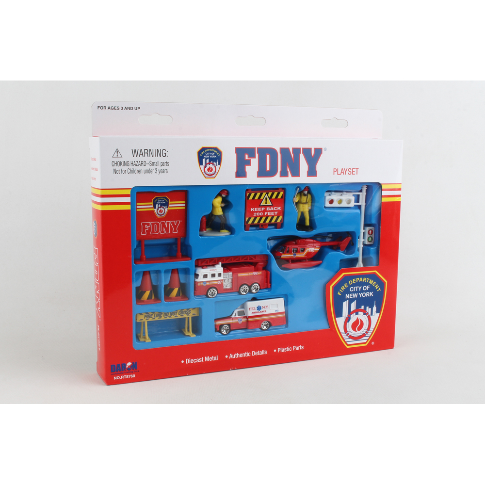 FDNY PLAYSET - DARON - Playwell Canada Toy Distributor