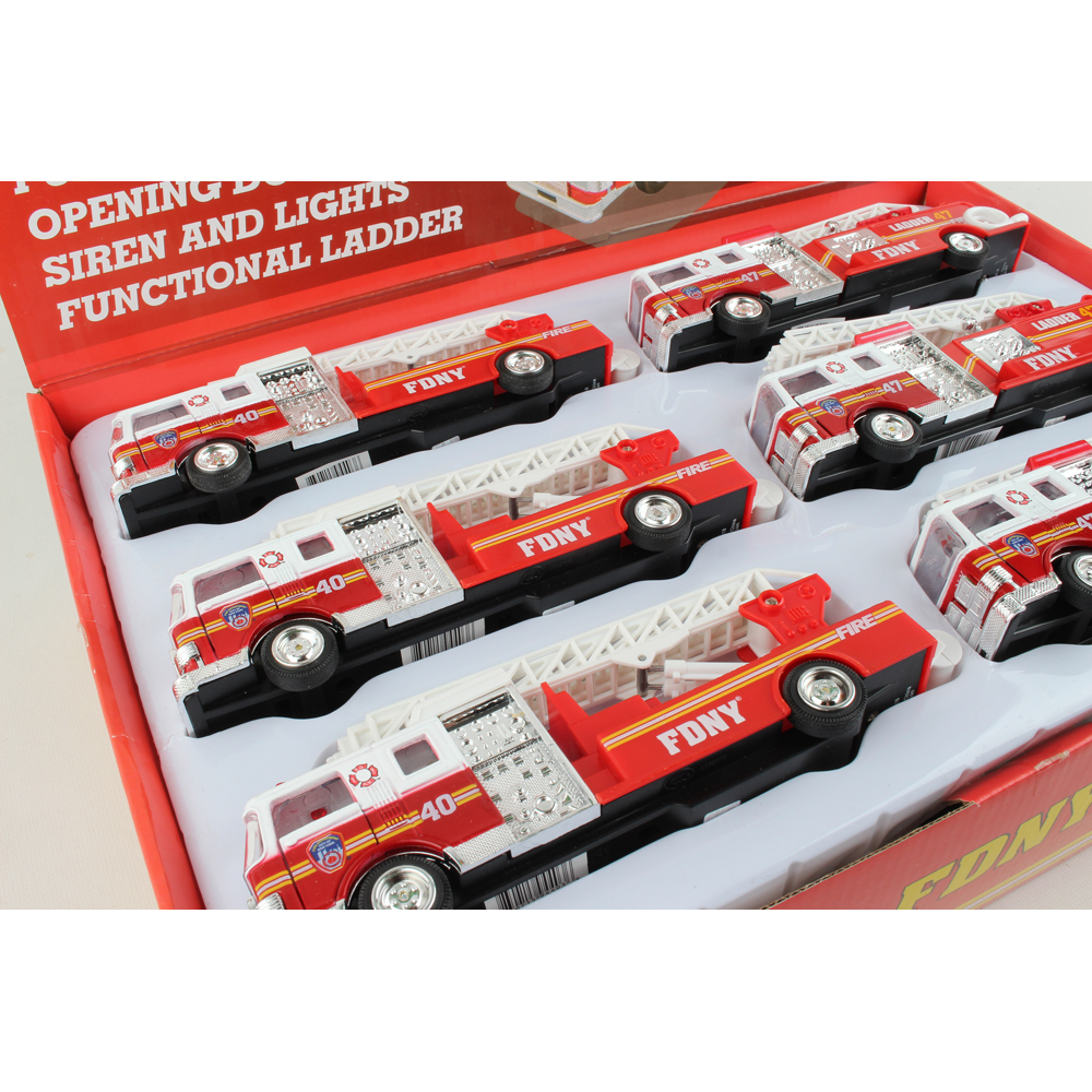 FDNY P/B LADDER TRUCK (12PCS/DISPLAY) - DARON - Playwell Canada Toy ...
