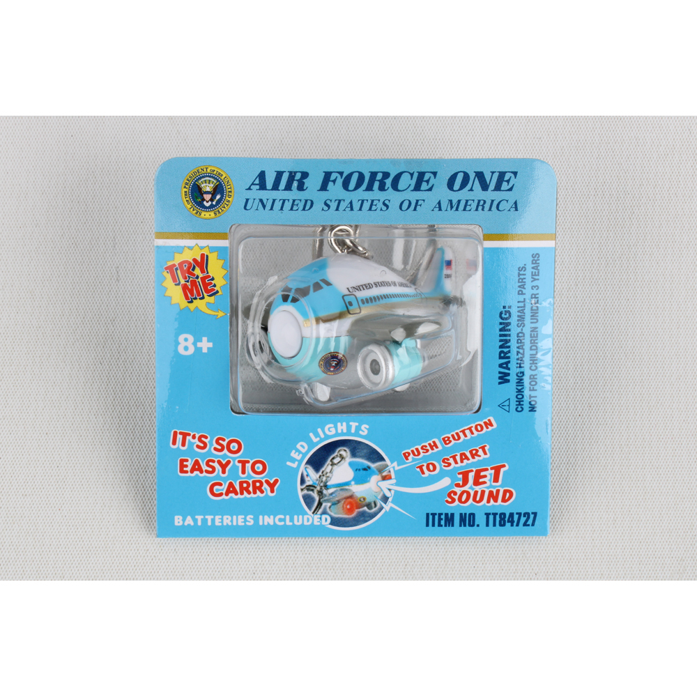 AIR FORCE ONE KEYCHAIN W/LIGHT & SOUND - DARON - Playwell Canada Toy ...