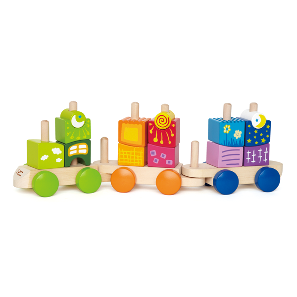 FANTASIA BLOCKS TRAIN - HAPE - Playwell Canada Toy Distributor