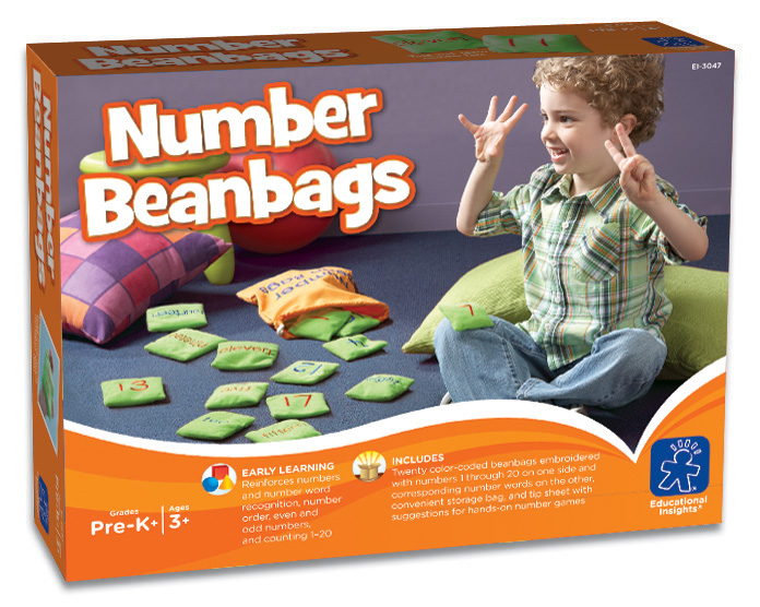 NUMBER BEAN BAGS - EDUCATIONAL INSIGHTS - Playwell Canada Toy Distributor