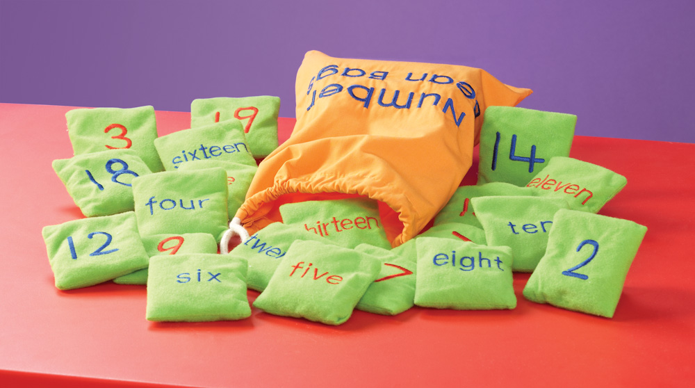 NUMBER BEAN BAGS - EDUCATIONAL INSIGHTS - Playwell Canada Toy Distributor