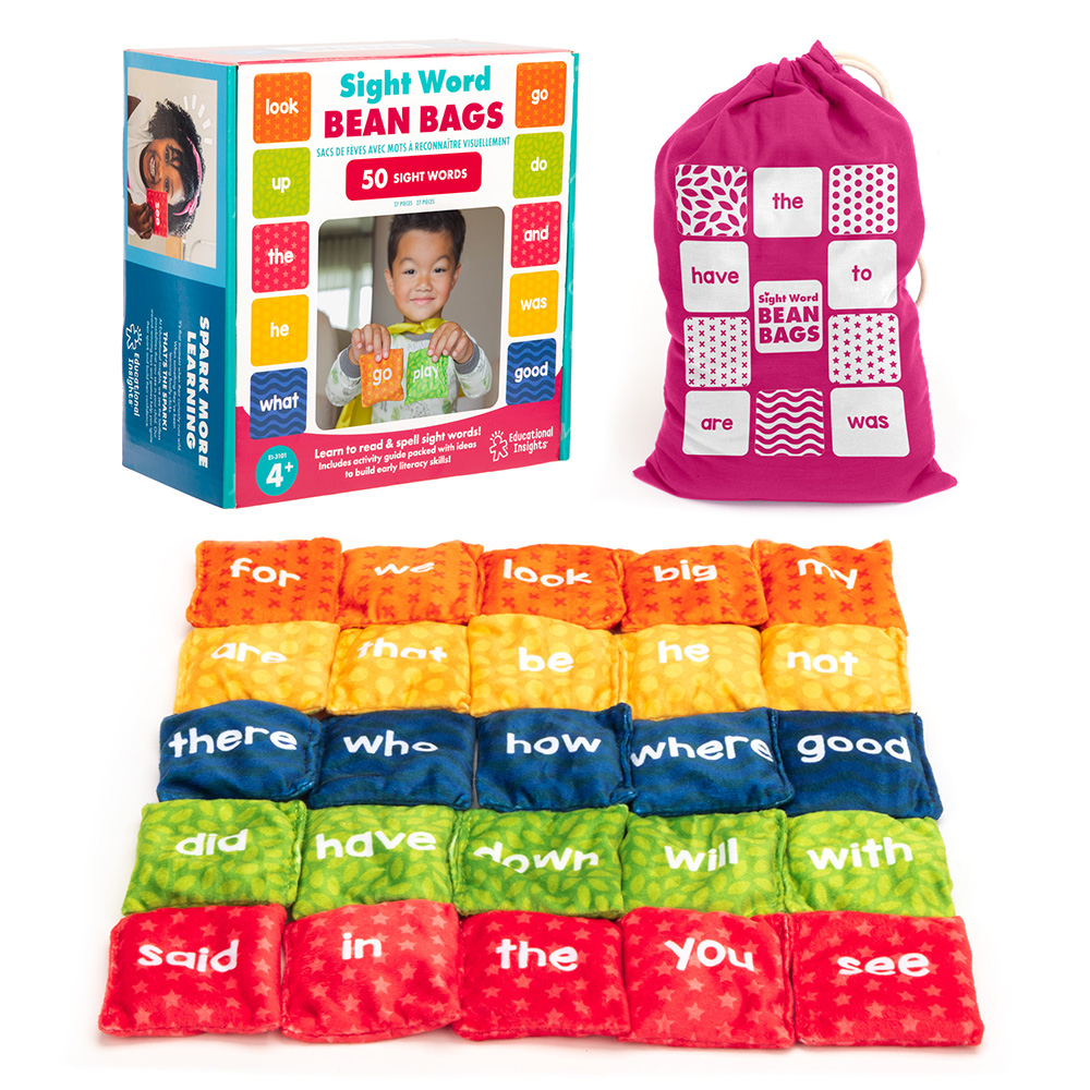 SIGHT WORD BEAN BAGS - EDUCATIONAL INSIGHTS - Playwell Canada Toy ...