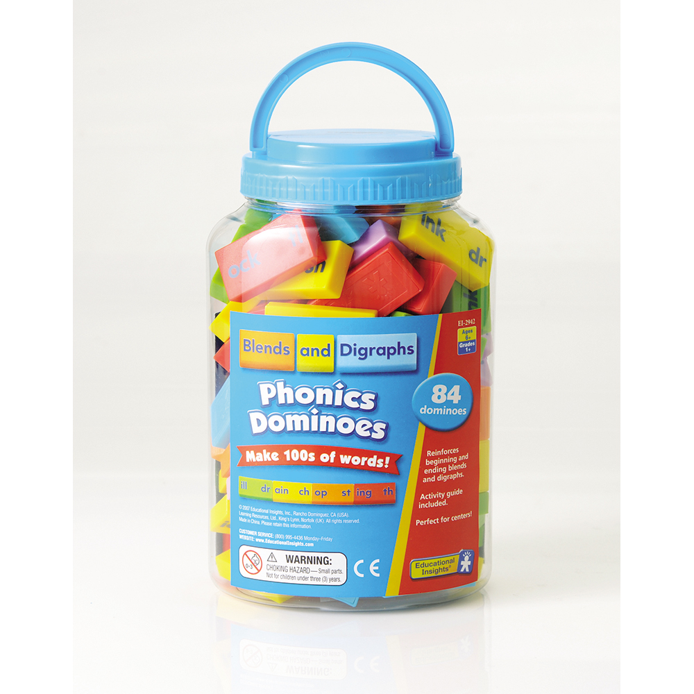 PHONICS DOMINOES BLENDS & DIGRAPHS - EDUCATIONAL INSIGHTS - Playwell ...