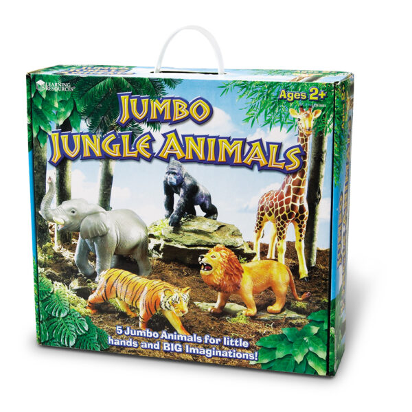 JUMBO JUNGLE ANIMALS - LEARNING RESOURCES - Playwell Canada Toy