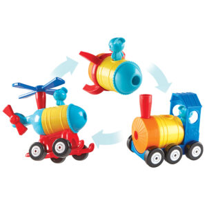 1-2-3 BUILD IT!ROCKET-TRAIN-COPTER - LEARNING RESOURCES - Image 7