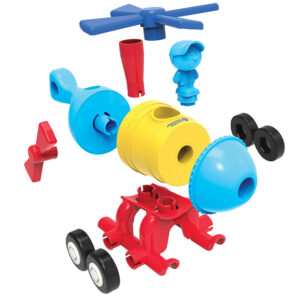 1-2-3 BUILD IT!ROCKET-TRAIN-COPTER - LEARNING RESOURCES - Image 5