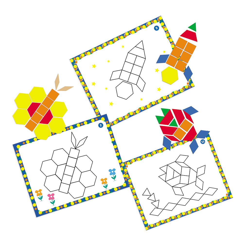 PATTERN BLOCK ACTIVITY SET - LEARNING RESOURCES - Playwell Canada Toy ...