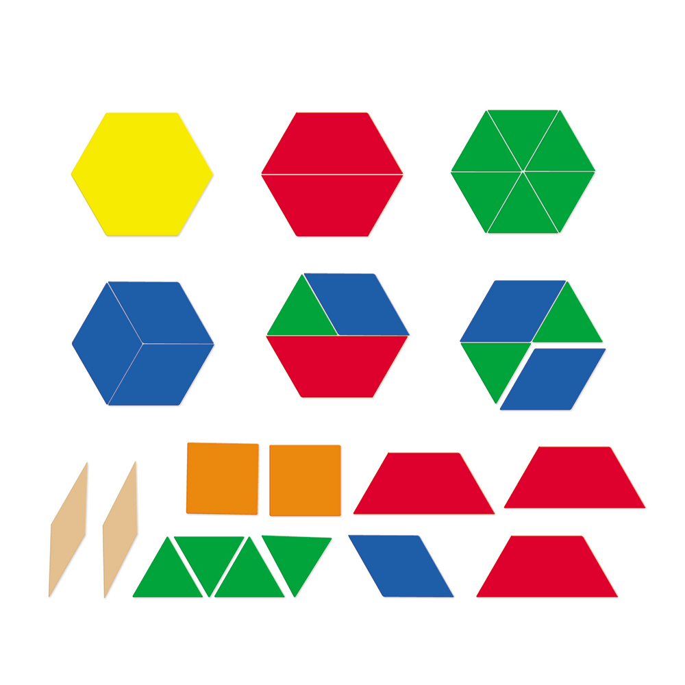 GIANT MAGNETIC PATTERN BLOCKS - LEARNING RESOURCES - Playwell Canada ...